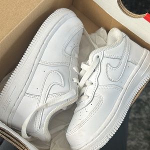Toddler White Air Force Ones